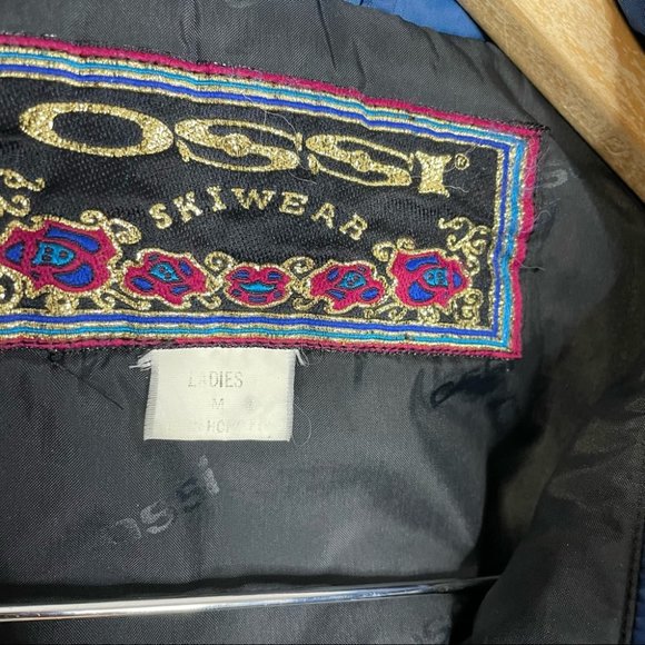 Ossi Ski Vintage Jacket Color Block Belted - Picture 12 of 13